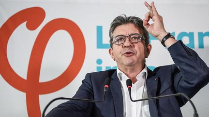 Jean-Luc Mélenchon, le 19 octobre 2018, à Paris. (ERIC FEFERBERG / AFP)