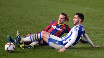 Griezmann face à Merino  (CRISTINA QUICLER / AFP)