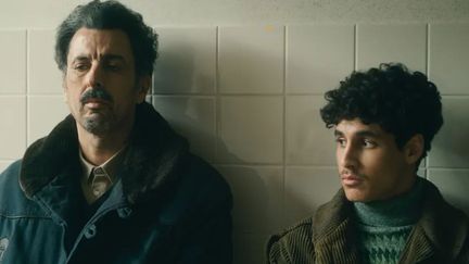 Les acteurs Laïs Salameh et Samir Guesmi à l'affiche dans "Nos Frangins".&nbsp; (FESTIVAL DE CANNES)