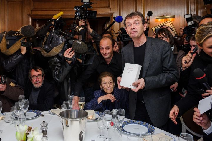 Pierre Lemaitre, lauréat du prix Goncourt pour "Au revoir là-haut", à Paris le 4 novembre 2013 (CHRISTOPHE PETIT TESSON / MAXPPP)