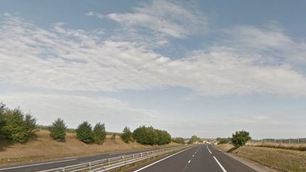 L'autoroute A26 à hauteur de&nbsp;Blessy (Pas-de-Calais). (RADIO FRANCE)