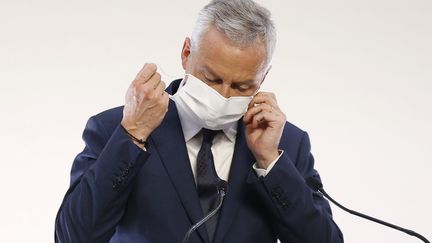 Le ministre de l'Economie, Bruno Le Maire, à Matignon (Paris), le 29 octobre 2020.&nbsp; (IAN LANGSDON / POOL / AFP)