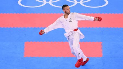 Steven Da Costa lors des Jeux de Tokyo, le 5 août 2021. (MILLEREAU PHILIPPE / KMSP via AFP)