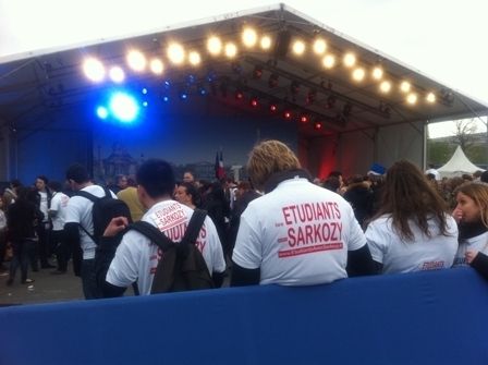 Les jeunes sarkozystes sont en première ligne pour soutenir le président candidat. (CR)