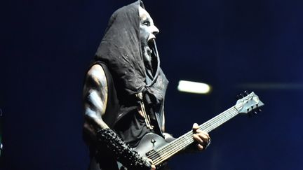 Adam Darski, le chanteur du groupe metal Behemoth à Mexico, le 30 novembre 2019 (EYEPIX / SIPA USA)