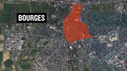 Alors qu'un collectif de "gilets jaunes" appelle, sur Facebook, à un rassemblement à Bourges (Cher), samedi 12 janvier, la préfète du département a annoncé l'interdiction de tout rassemblement de "gilets jaunes" dans la ville. (CAPTURE D'ÉCRAN FRANCE 3)