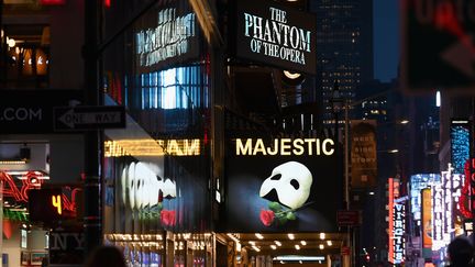 A Broadway à New Yok, le 12 mars 2020 (ANGELA WEISS / AFP)