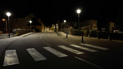 Exemple d'éclairage public à Montmorot (Franche-Comté). (PHILIPPE TRIAS / MAXPPP)