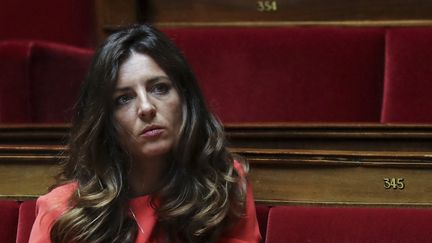 La députée LREM Coralie Dubost à l'Assemblée nationale, à Paris, le 7 mai 2020. (LUDOVIC MARIN / POOL / AFP)