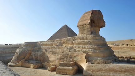 ScanPyramids, un projet amitieux, vise à dévoiler les mystères autour de la pyramide de Kheops, sur le plateau de Guizeh.
 (ANTOINE LORGNIER / ONLY WORLD / Only France)