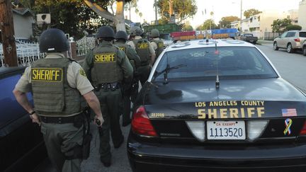 Des officiers du Los Angeles Sheriff's Department (LASD), le 9 février 2011, à Los Angeles. (Photo d'illustration) (REUTERS)