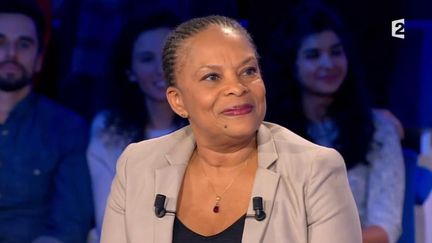 Christiane Taubira, invité d'ONPC, le 6 février. (FRANCETV INFO)