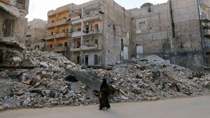 &nbsp; (Dans les rues d'Alep, la deuxième ville de Syrie, en septembre 2014. © REUTERS | Hosam Katan)