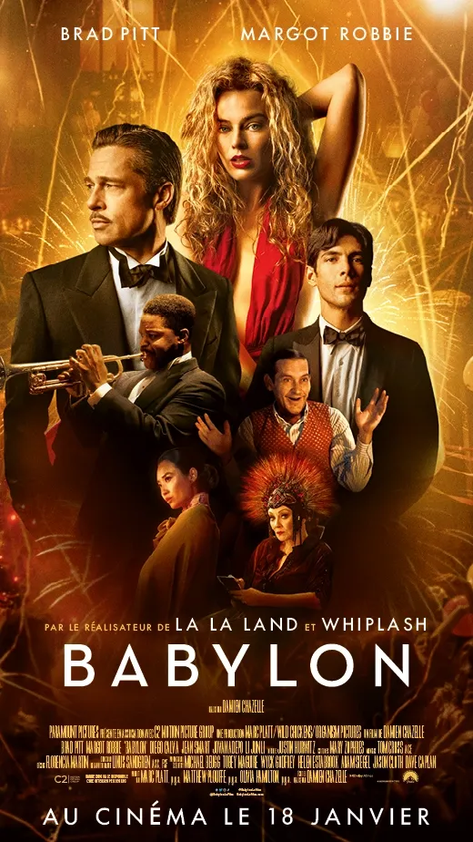 L'affiche de "Babylon" de Damien Chazelle (2022). (PARAMOUNT PICTURES FRANCE)