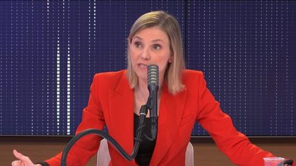 Agnès Pannier-Runacher, ministre déléguée auprès du ministre de l'Économie, des Finances et de la Relance, chargée de l'Industrie sur franceinfo, le 21 décembre 2020. (FRANCEINFO / RADIOFRANCE)