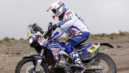 Frans Verhoeven au guidon de sa Yamaha