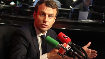 Emmanuel Macron au lendemain du débat de l'entre-deux tours de la présidentielle 2017. (Anne Audigier / Radio France)