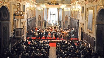 L'Ensemble baroque de Toulouse (EBT), à l'initiative du festival Passe ton Bach d'abord (ici en 2008 à l'église Saint-Exupéry de Toulouse)
 (Pascal Pavani / AFP)