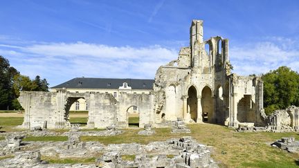 L'abbaye cistercienne de Chaalis et ses ruines médiévales, dans l'Oise. (HEMIS.FR)