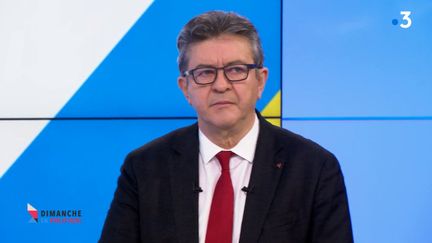 Jean-Luc Mélenchon, 17 novembre 2019 (CAPTURE D'ECRAN "DIMANCHE EN POLITIQUE" / FRANCE 3)