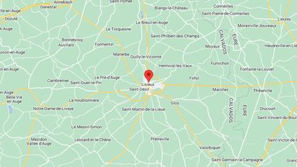 Lisieux (Calvados). (GOOGLE MAPS)