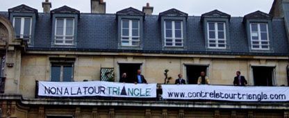 Manifestation parisienne contre le projet de tour
 (Monts 14)