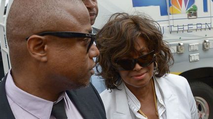 Randy et Rebbi Jackson, le frère et la soeur de Michael Jackson, arrivent au tribunal de Los Angeles pour le procès de la famille contre AEG, le promoteurs des concerts de la star (29 avril 2013)
 (Joe Klamar / AFP)