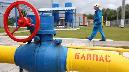 &nbsp; (Gazprom a le monopole de l'exportation du gaz russe © Maxppp)