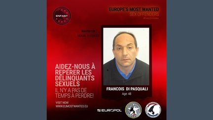 François Di Pasquali, un violeur recherché par Europol. (EUROPOL)