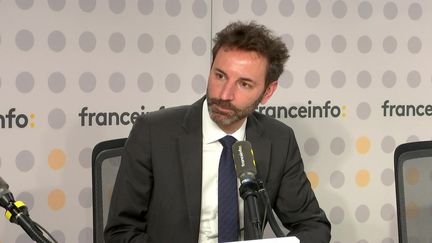 Renaud Villard, directeur général de la Caisse nationale d’assurance vieillesse (Cnav), était l'invité de franceinfo le 31 mai 2023. (FRANCEINFO / RADIO FRANCE)