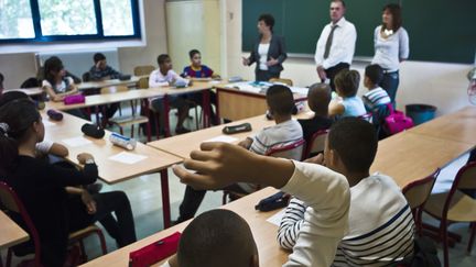 Au coll&egrave;ge Jean-de-Verrazane, &agrave; Lyon, le&nbsp;2 septembre 2010. (JEAN-PHILIPPE KSIAZEK / AFP)