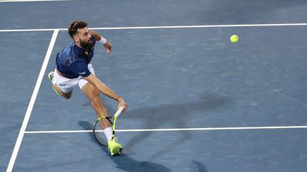 Benoît Paire lors de l'ATP 500 de Dubaï (KARIM SAHIB / AFP)