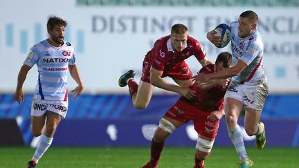 La Racing 92 aux Scarlets (GEOFF CADDICK / AFP)