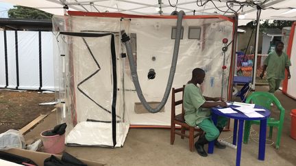 Un centre de traitement Ebola à Béni en République démocratique du Congo. (Anthony Fouchard)