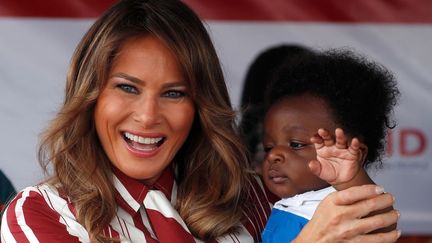 La tournée africaine en solitaire de Melania Trump, la première dame des Etats-Unis (octobre 2018). (Carlo ALLEGRI / REUTERS)