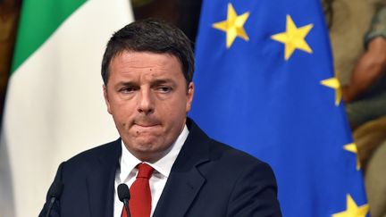 Matteo Renzi, l'ex Premier ministre italien.&nbsp; (ANDREAS SOLARO / AFP)