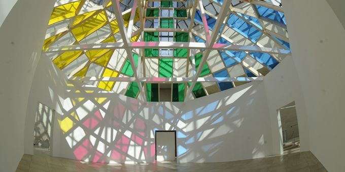 Architecture, contre-architecture : transposition, travail in situ,  MUDAM, Luxembourg, 2010. Détail
 (© DB / ADAGP Paris)