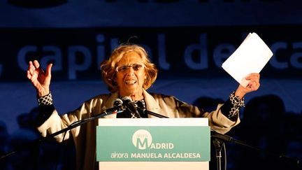 &nbsp; (Manuela Carmena pourrait être le nouveau maire de Madrid © REUTERS | Paul Hanna)