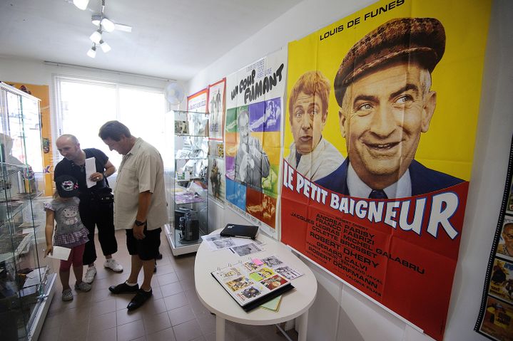 Le musée Louis de Funès dans le village du Cellier
 (JEAN-SEBASTIEN EVRARD / AFP)