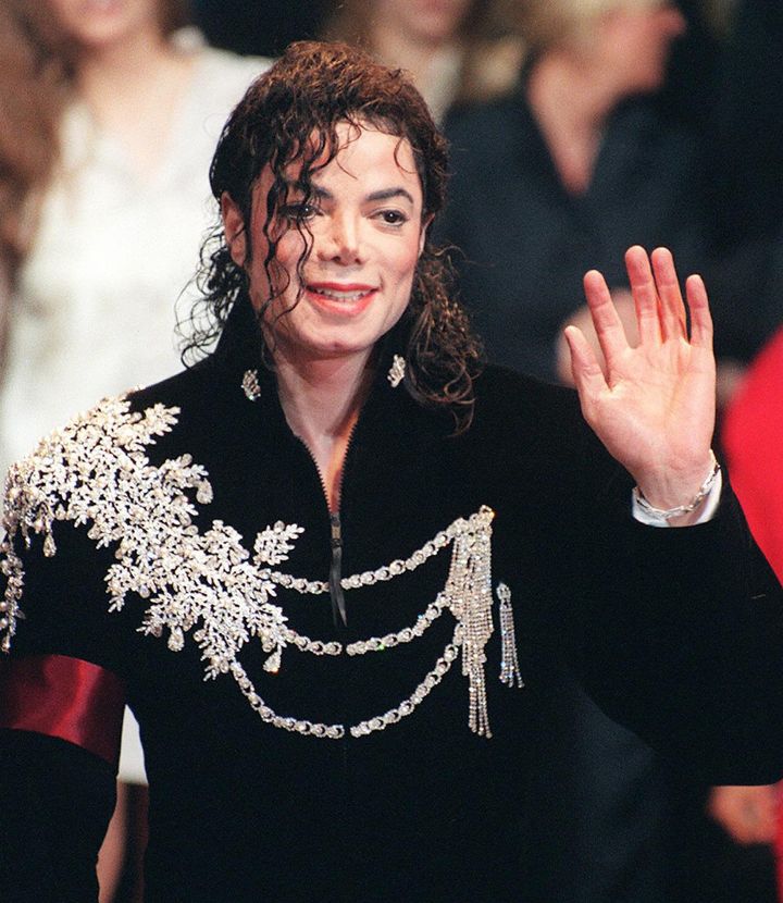 Michael Jackson en mai 1997 à Cannes.
 (PATRICK HERTZOG / AFP)