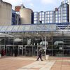 L'entrée du tribunal de grande instance de Bobigny (Seine-Saint-Denis) le 27 mars 2019. (SUZANNE SHOJAEI / FRANCE-BLEU PARIS / MAXPPP)