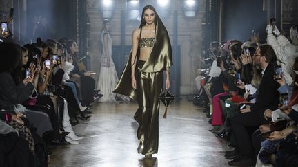 Sara Chraïbi haute couture printemps-été 2023, le 26 janvier 2023 à Paris (©DOMINIQUE MAITRE)