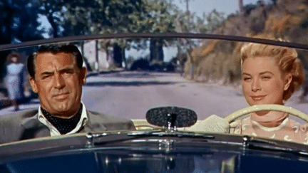 Cary Grant et Grace Kelly dans "La Main au Collet" - 1955 Alfred Hitchcock
 (DR)