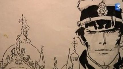 Le voyage imaginaire d&#039;Hugo Pratt et Corto Maltese à la Pinacothèque de Paris
 (Culturebox)