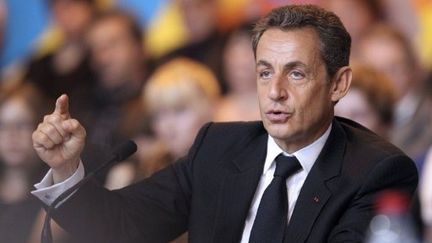 Nicolas Sarkozy (13 octobre 2011 à Chaumont) (AFP)