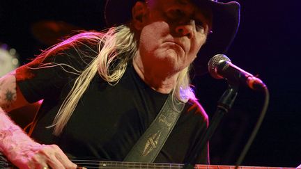 Johnny Winter en concert en mai 2011, en Allemagne
 (LUTZ MÜLLER-BOHLEN)