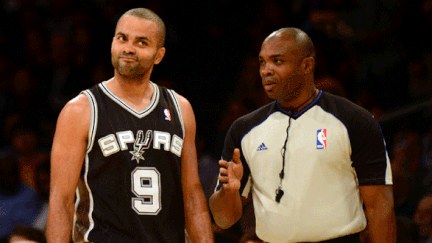 Le meneur des Spurs Tony Parker