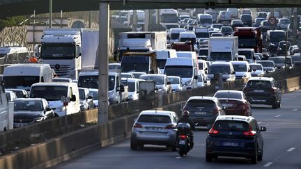 Le périphérique parisien, le 5 novembre 2020.&nbsp; (THOMAS COEX / AFP)