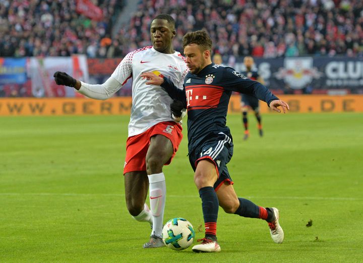 Ibrahima Konaté avec Leipzig contre le Bayern Munich (JAN KUPPERT/SVEN SIMON / SVEN SIMON)