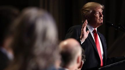 Trump s'est attaqué à l'amendement Johnson lors du «National Prayer Breakfast» (petit déjeuner national de prière), une cerémonie organisée par des chrétiens, à laquelle tous les présidents ont assisté. (WIN MCNAMEE / DPA)